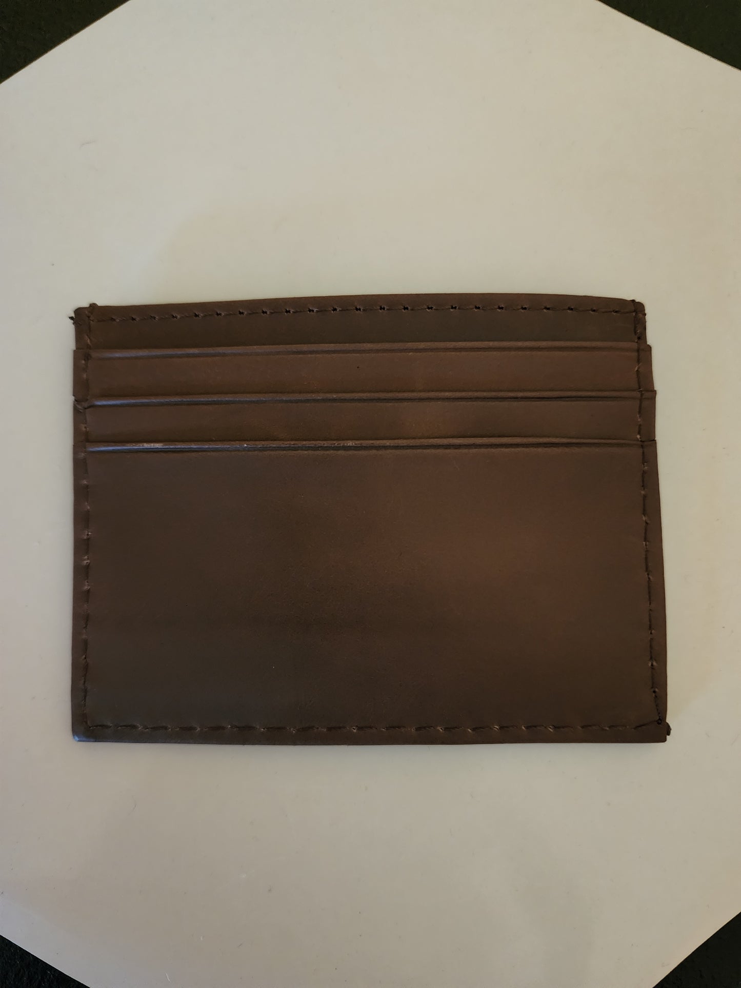 Leather front pocket wallet