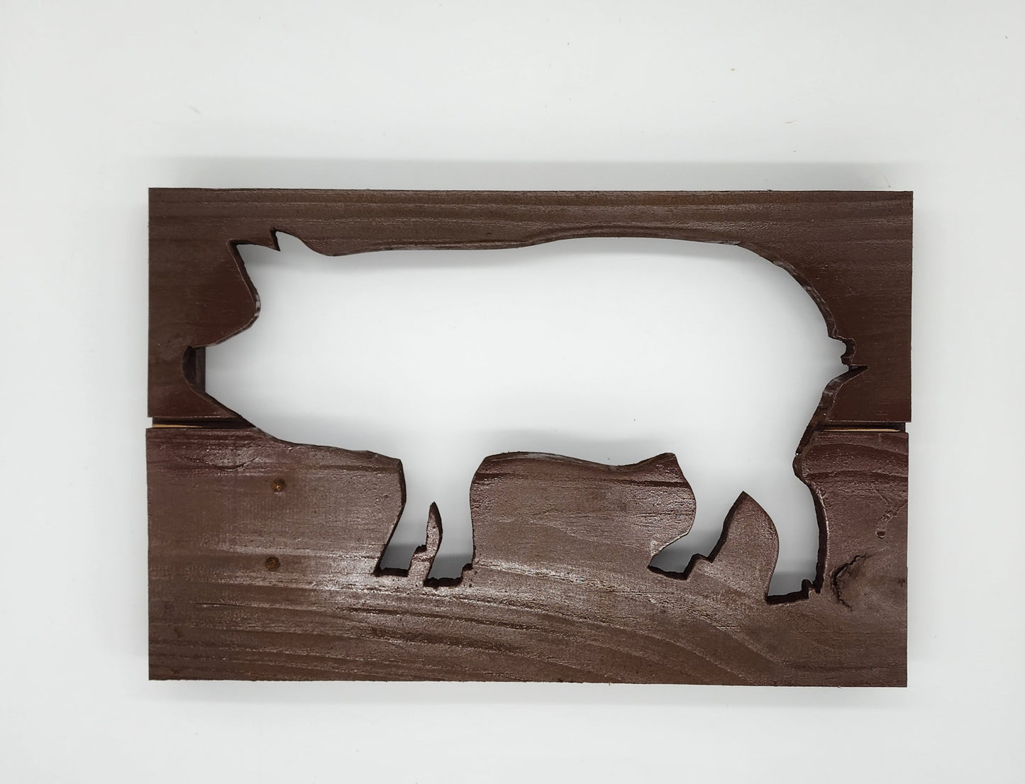 Pig cutout sign