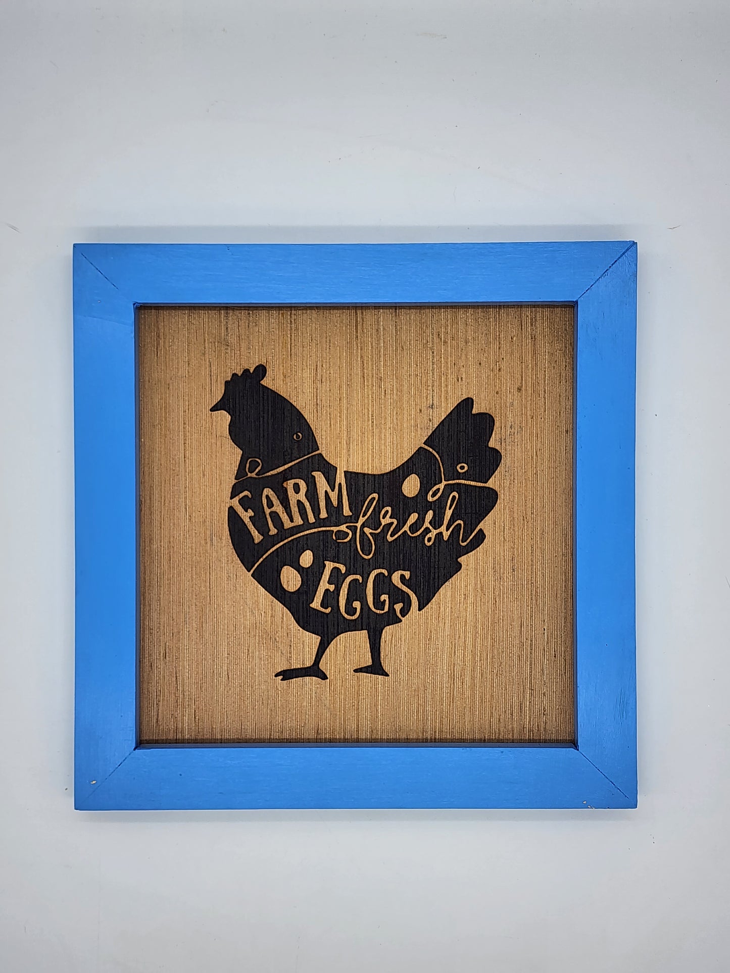 Wood signs with frames