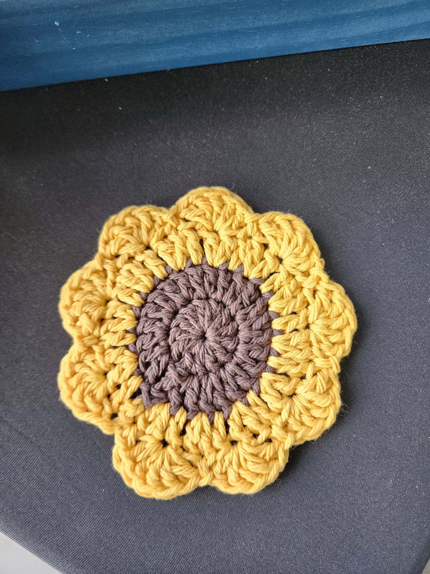 Crochet Flower Coaster