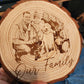 Laser engraved portraits / pictures