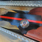 Red lives matter: Fire Fighter Challenge Coin display