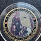 Red lives matter: Fire Fighter Challenge Coin display